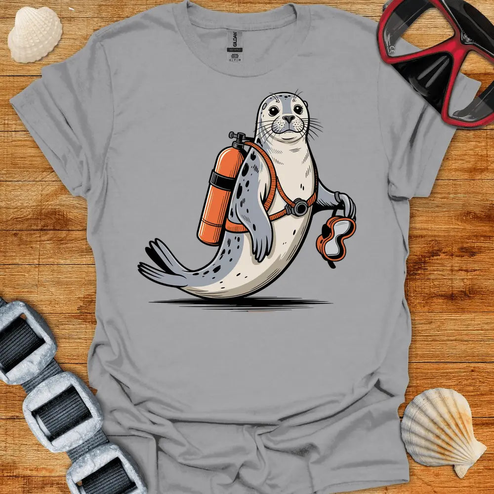 T-Shirt Sport Grey / S Seal Diver T-Shirt