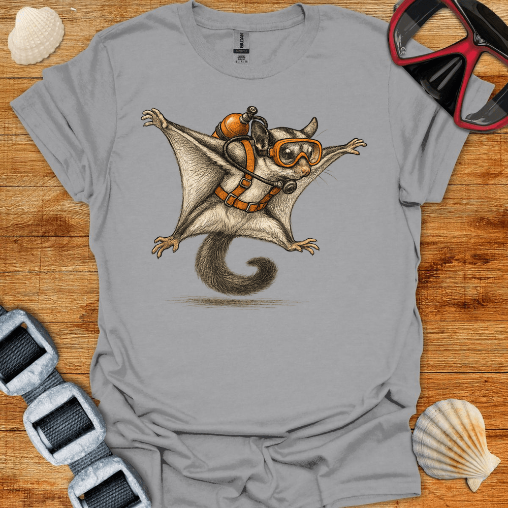 T-Shirt Sport Grey / S Sugar Glider Diver T-Shirt