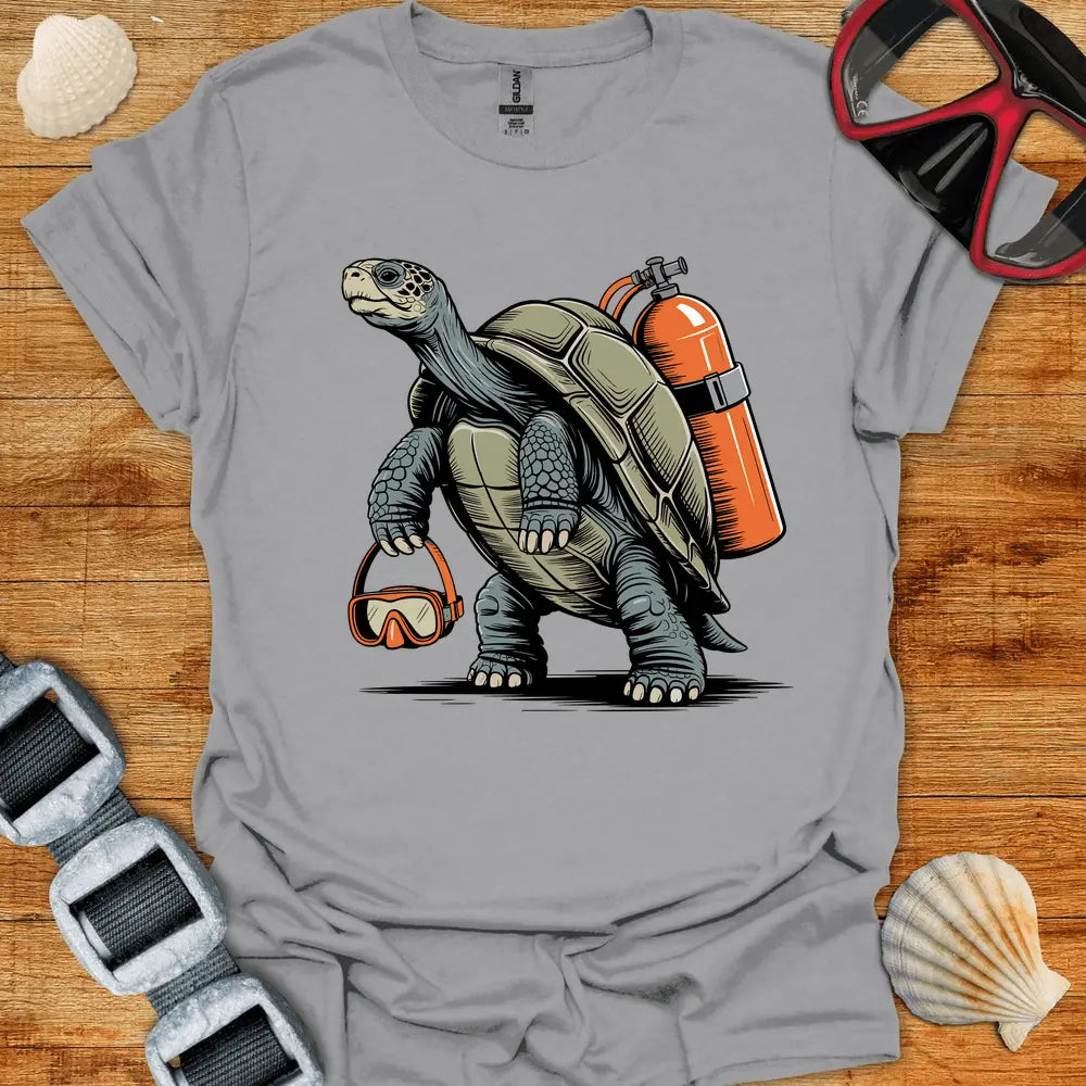 T-Shirt Sport Grey / S Tortoise Diver T-Shirt