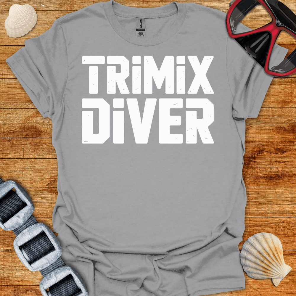 T-Shirt Sport Grey / S Trimix Diver Bold T-Shirt