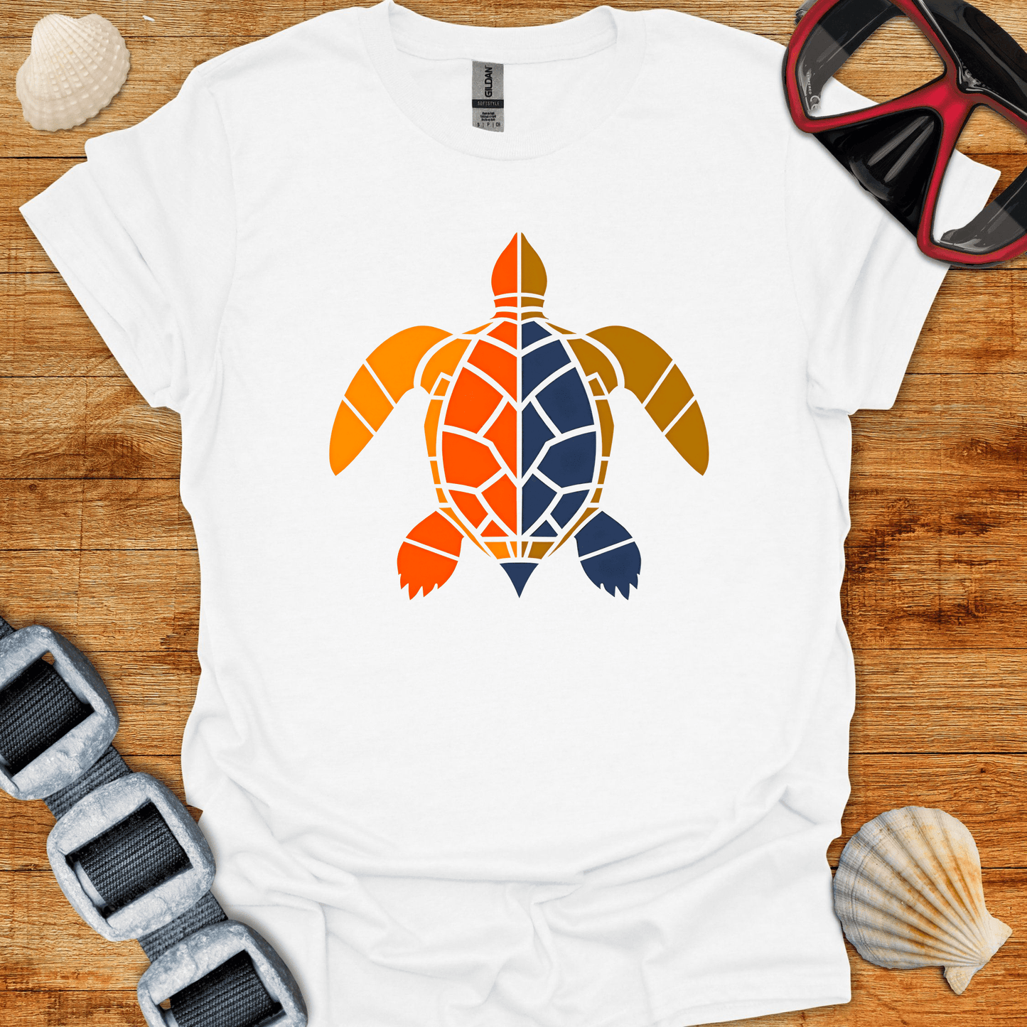 T-Shirt White / S Turtle T-Shirt
