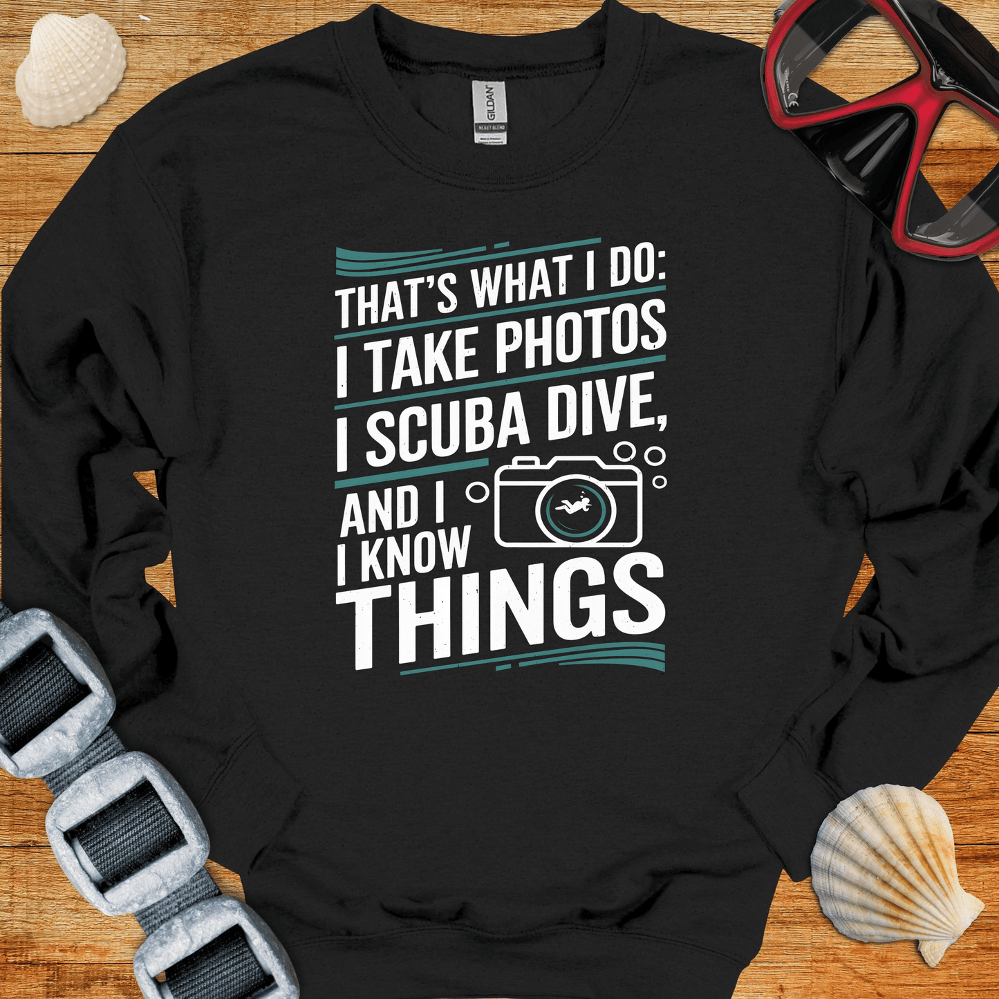 crewneck Black / S Do Photos & Scuba Crewneck