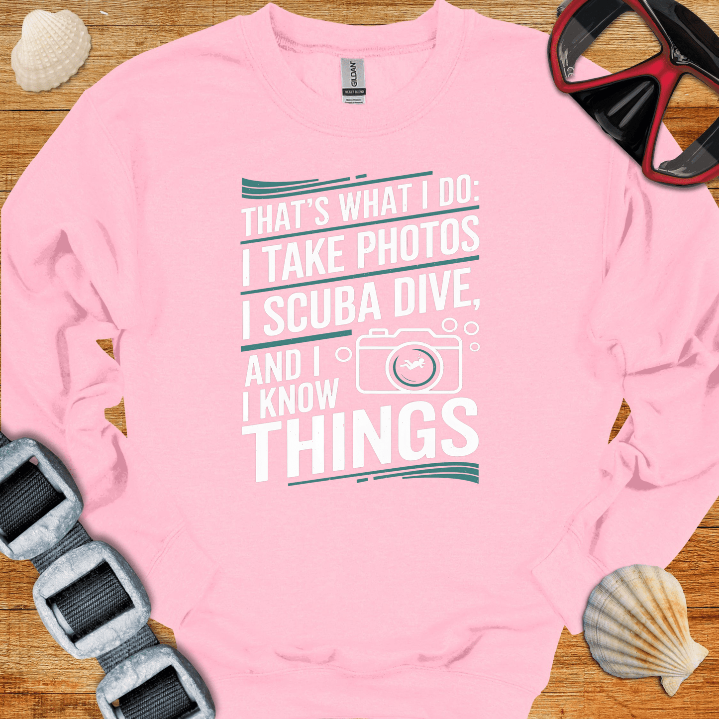 crewneck Light Pink / S Do Photos & Scuba Crewneck