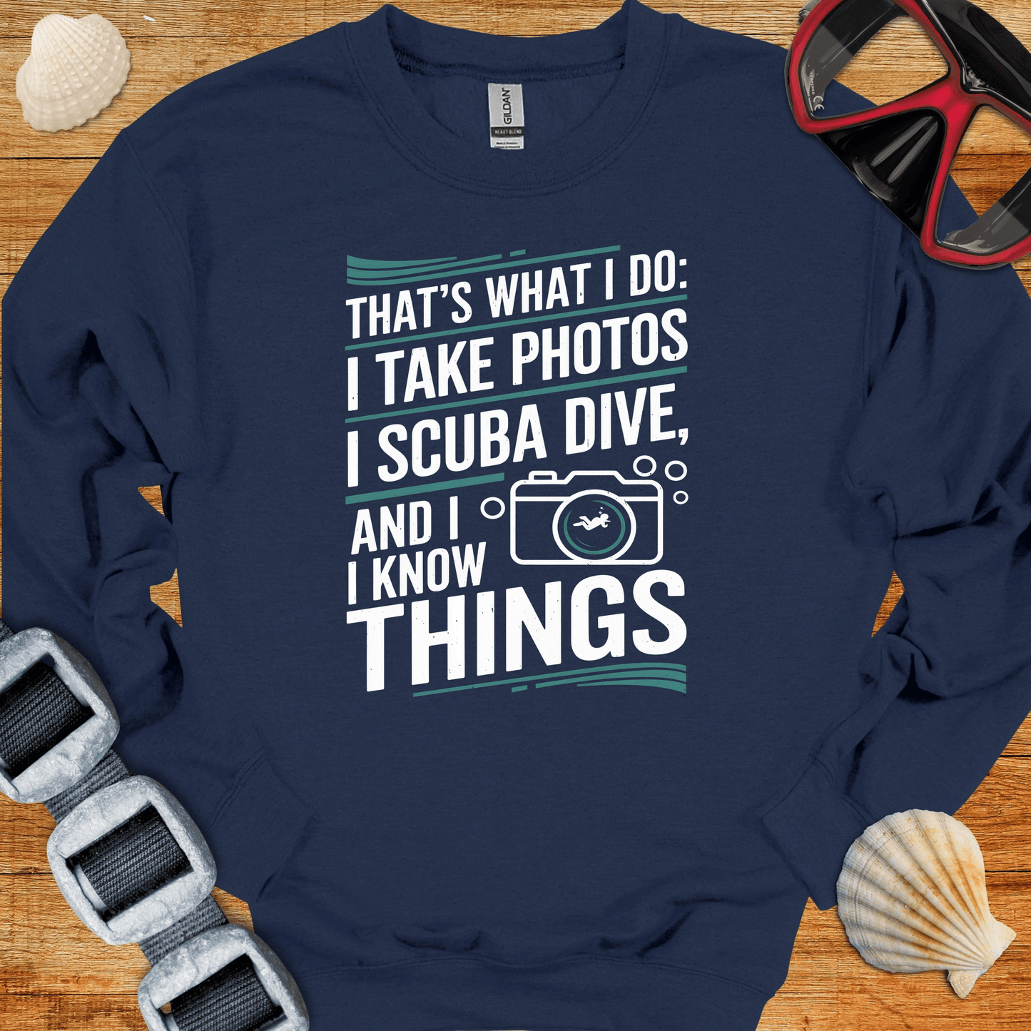 crewneck Navy / S Do Photos & Scuba Crewneck