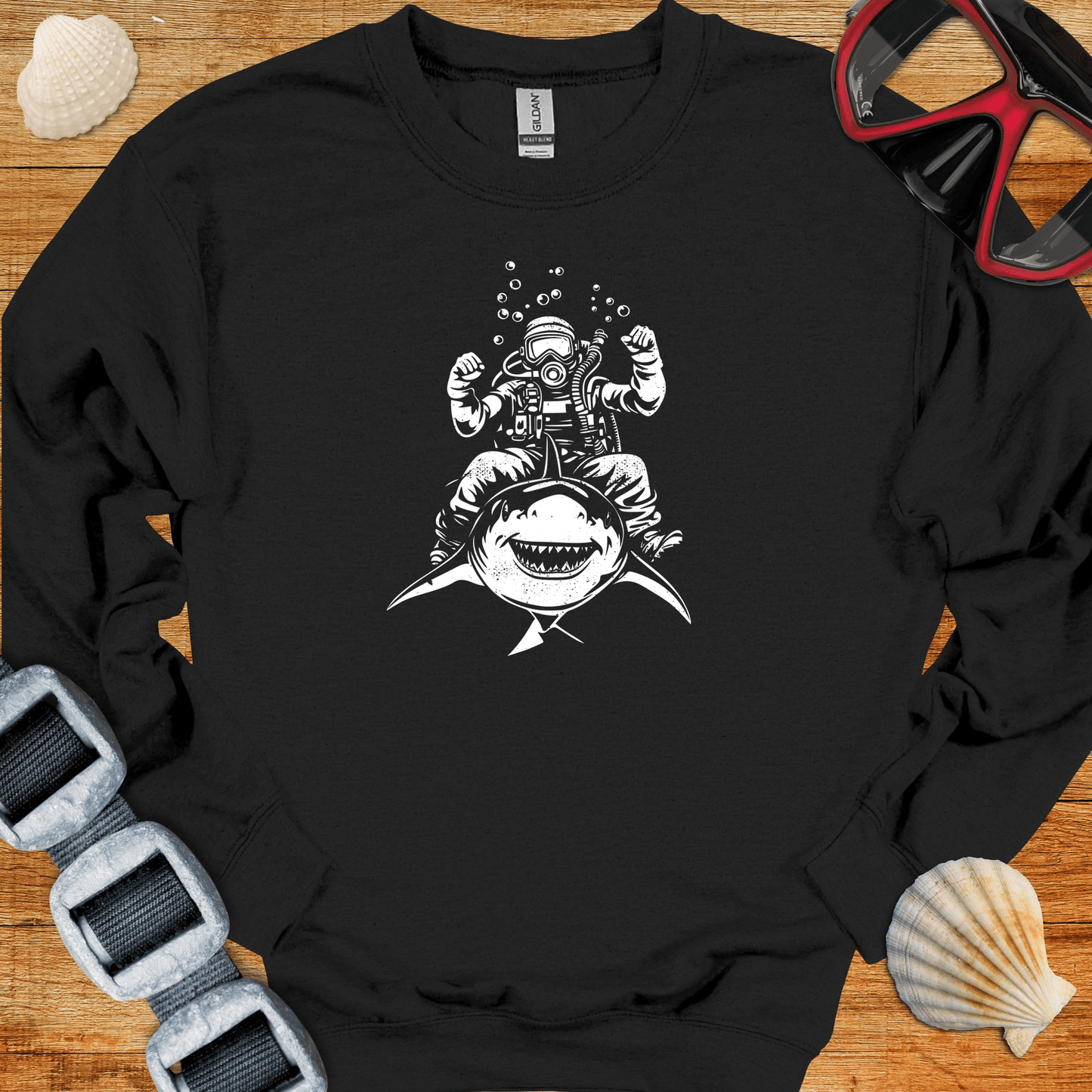 crewneck S / Black Shark Rider Crewneck