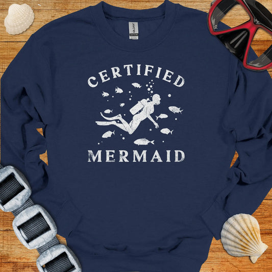 crewneck S / Navy Certified Mermaid Crewneck