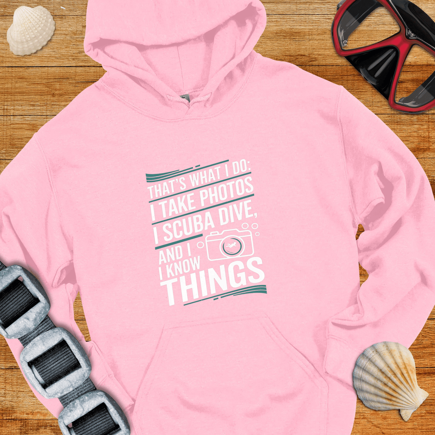 Hoodie Light Pink / S Do Photos & Scuba Hoodie