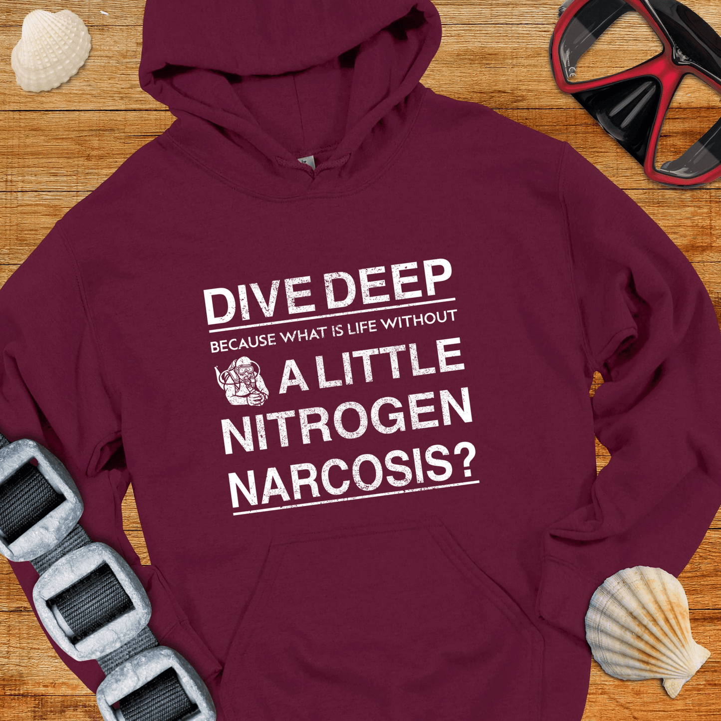 Hoodie Maroon / S A Little Narcosis Hoodie