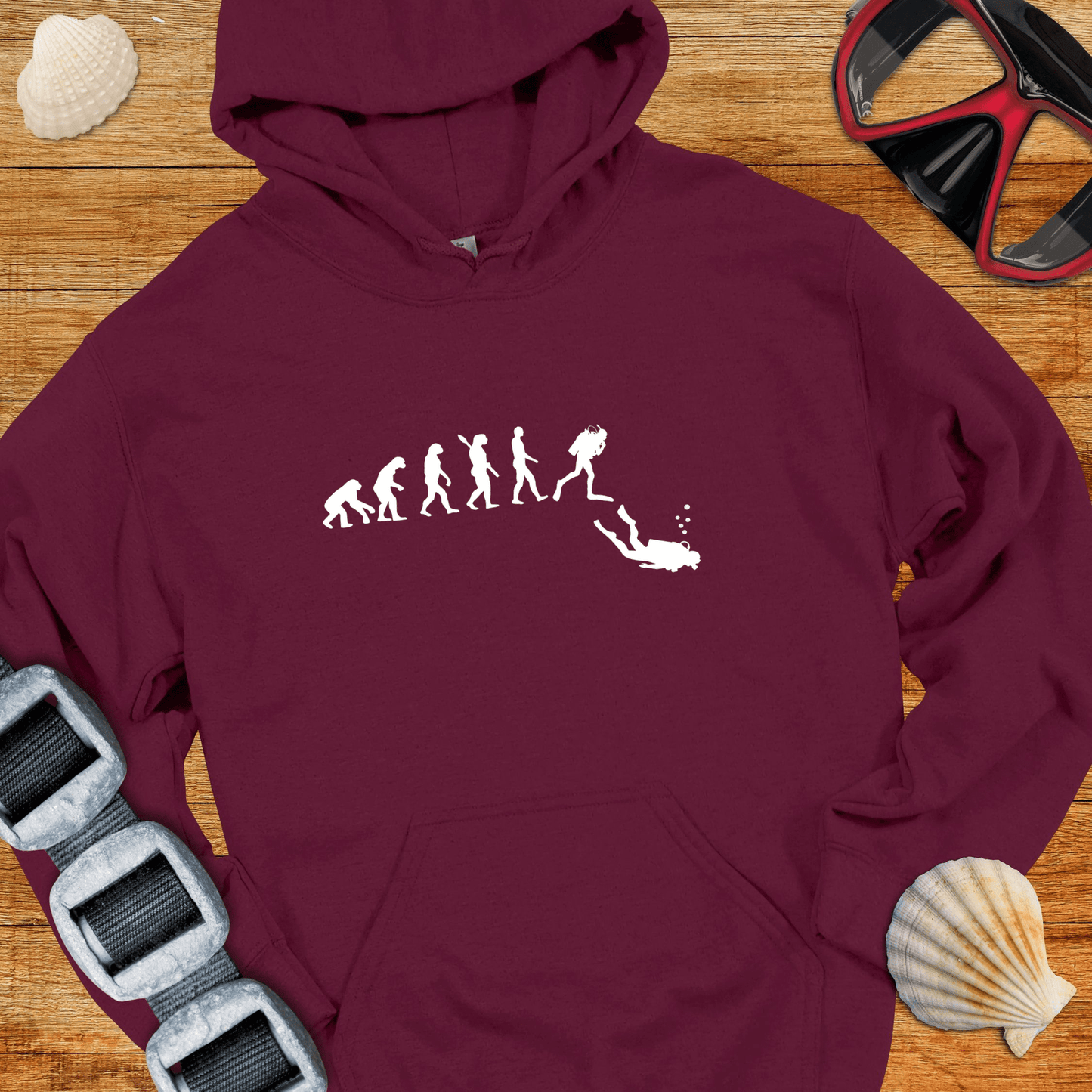 Hoodie Maroon / S Evolution Hoodie