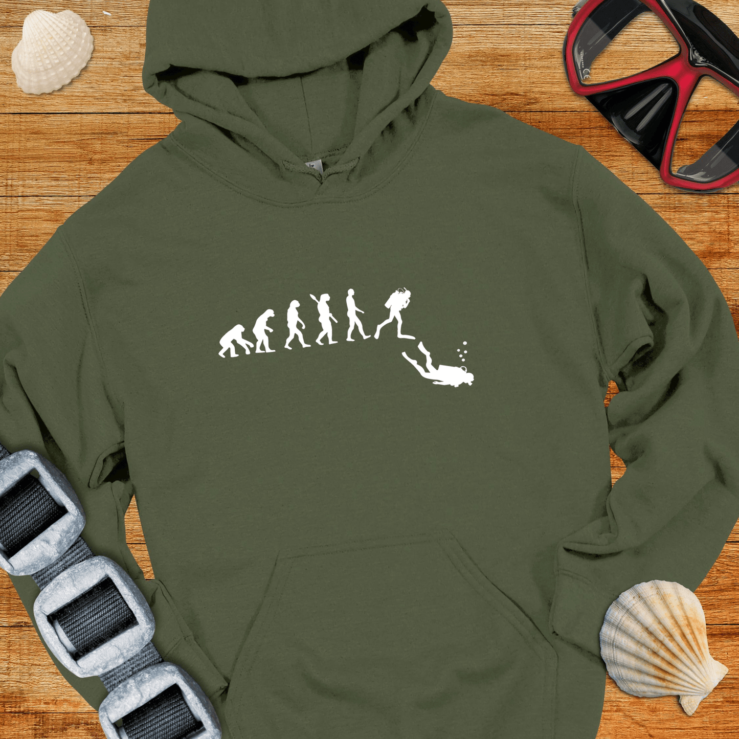 Hoodie Military Green / S Evolution Hoodie