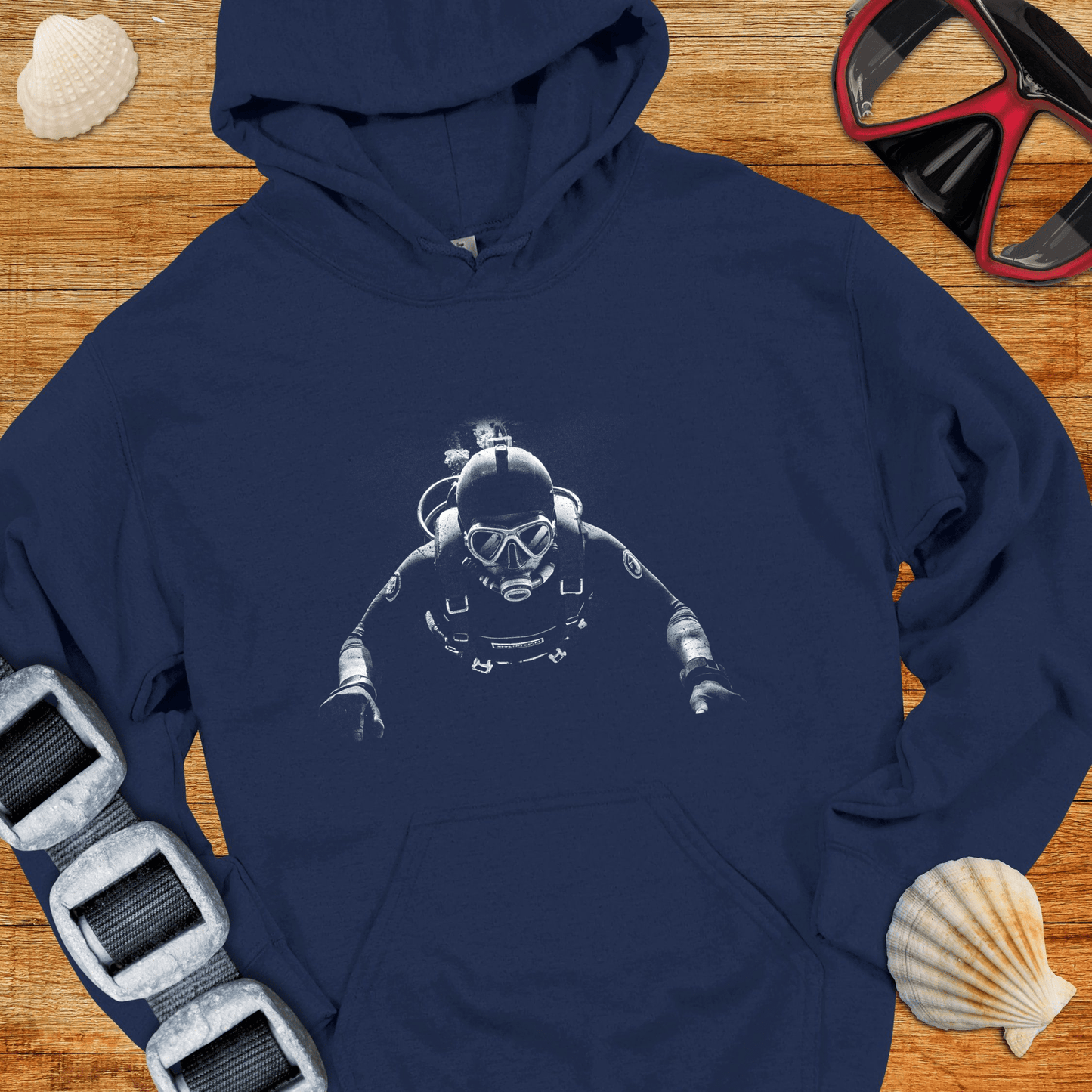 Hoodie Navy / S Night Dive Hoodie