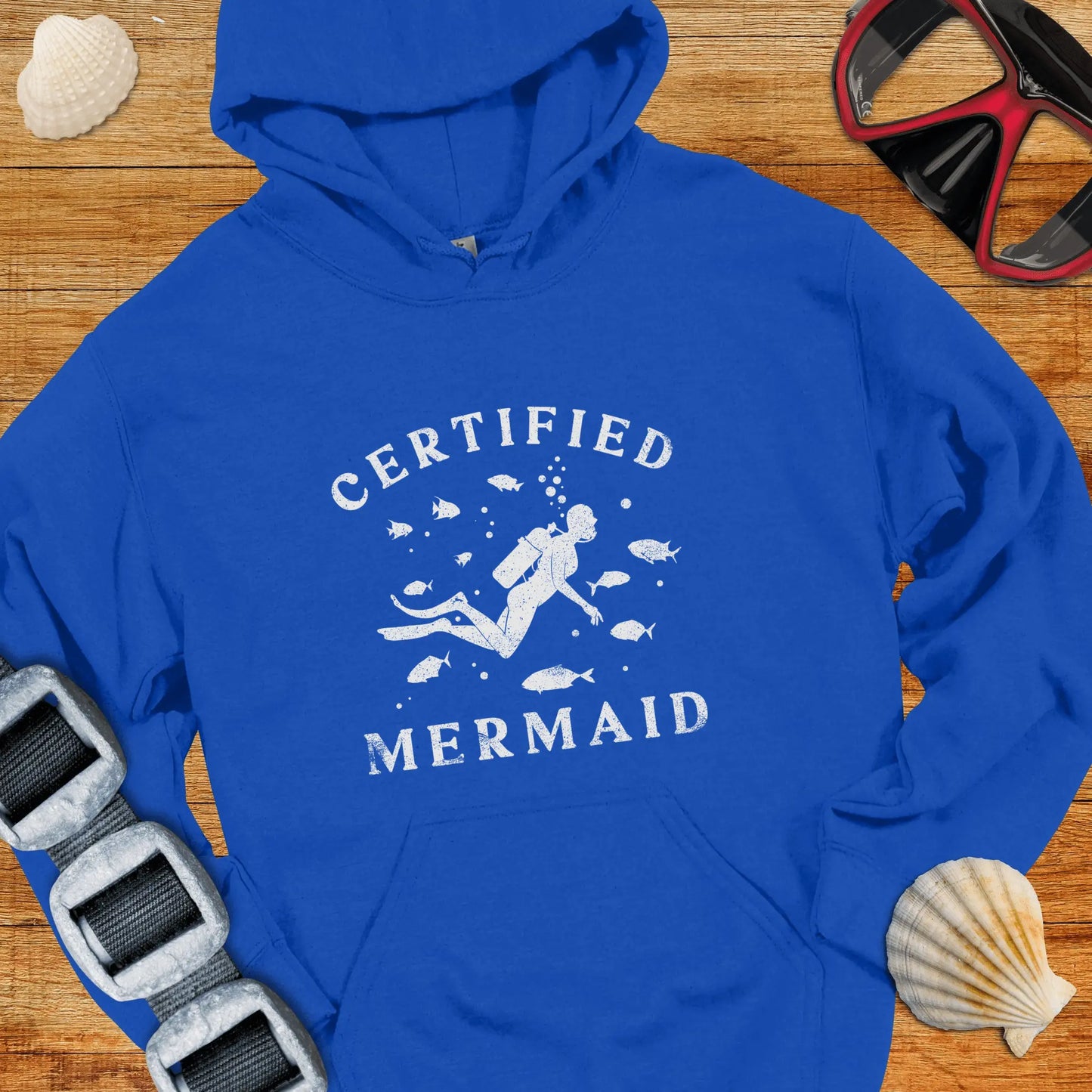 Hoodie Royal / S Certified Mermaid Hoodie