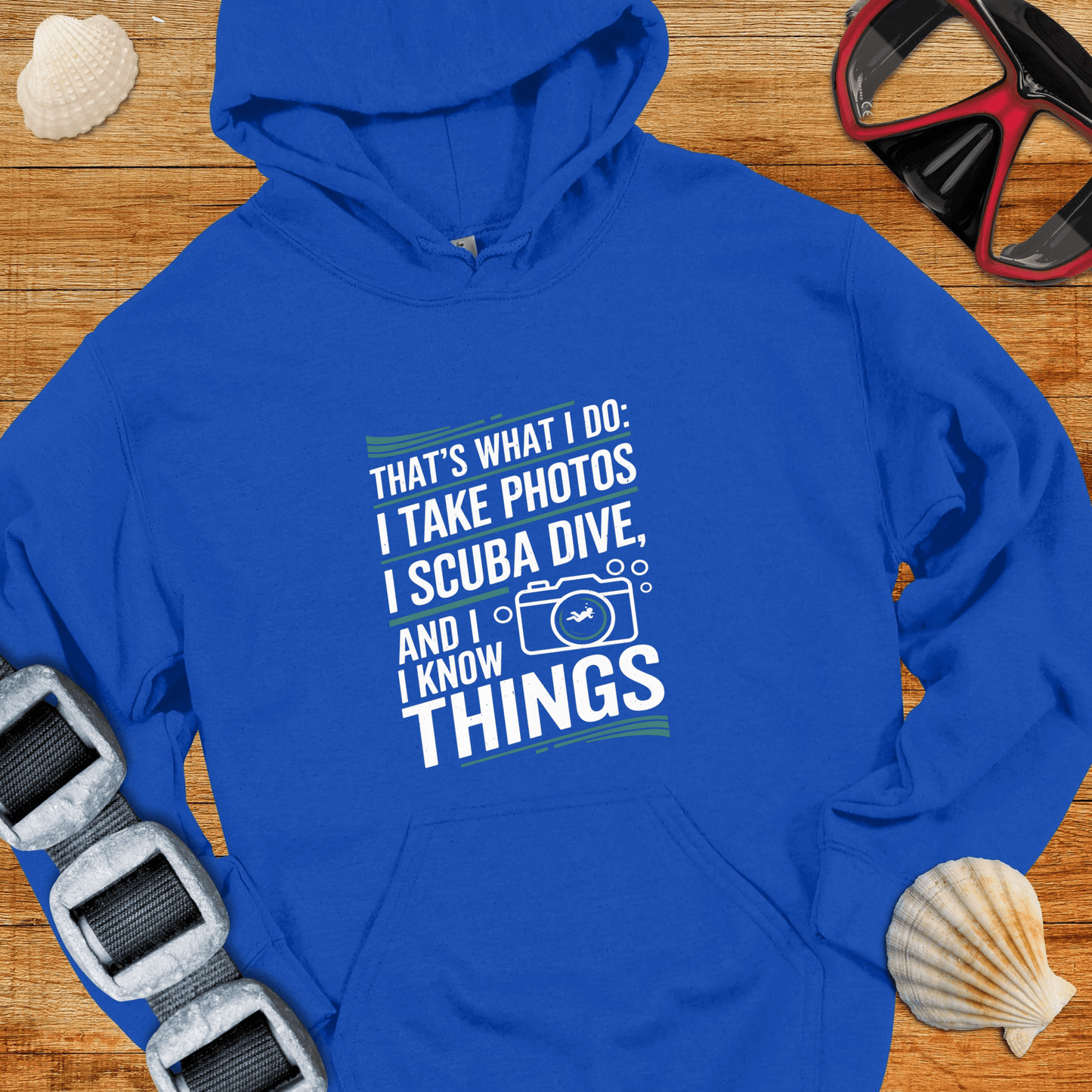 Hoodie Royal / S Do Photos & Scuba Hoodie