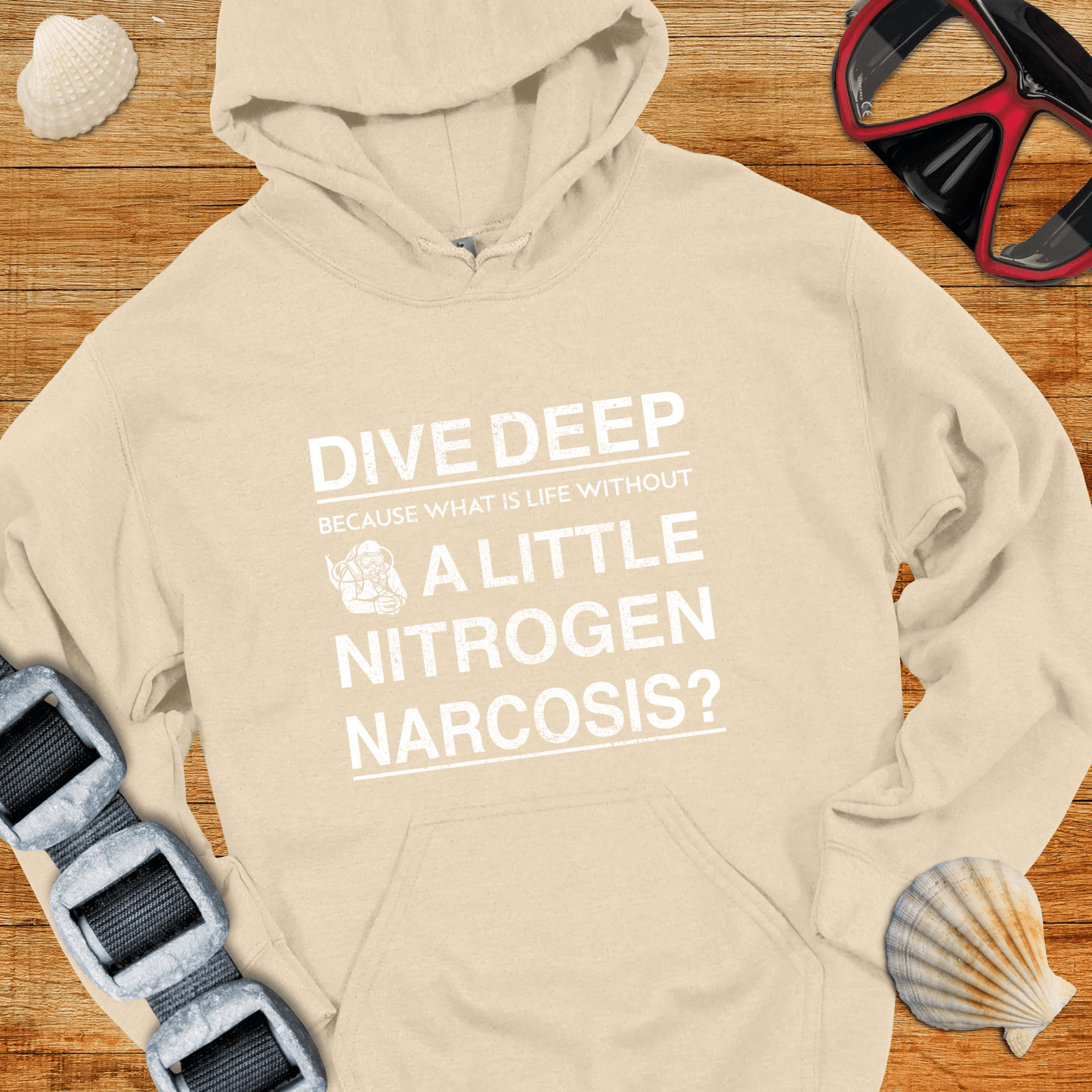 Hoodie Sand / S A Little Narcosis Hoodie