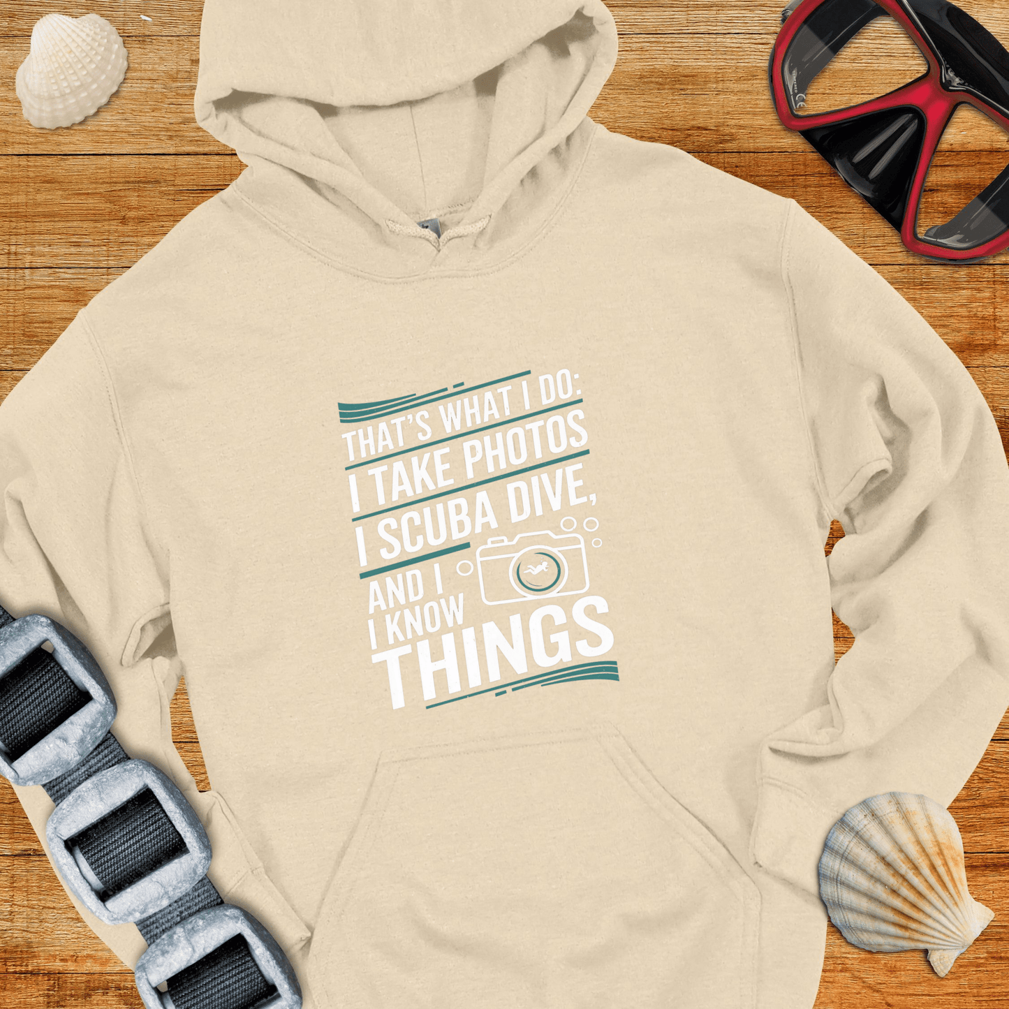 Hoodie Sand / S Do Photos & Scuba Hoodie