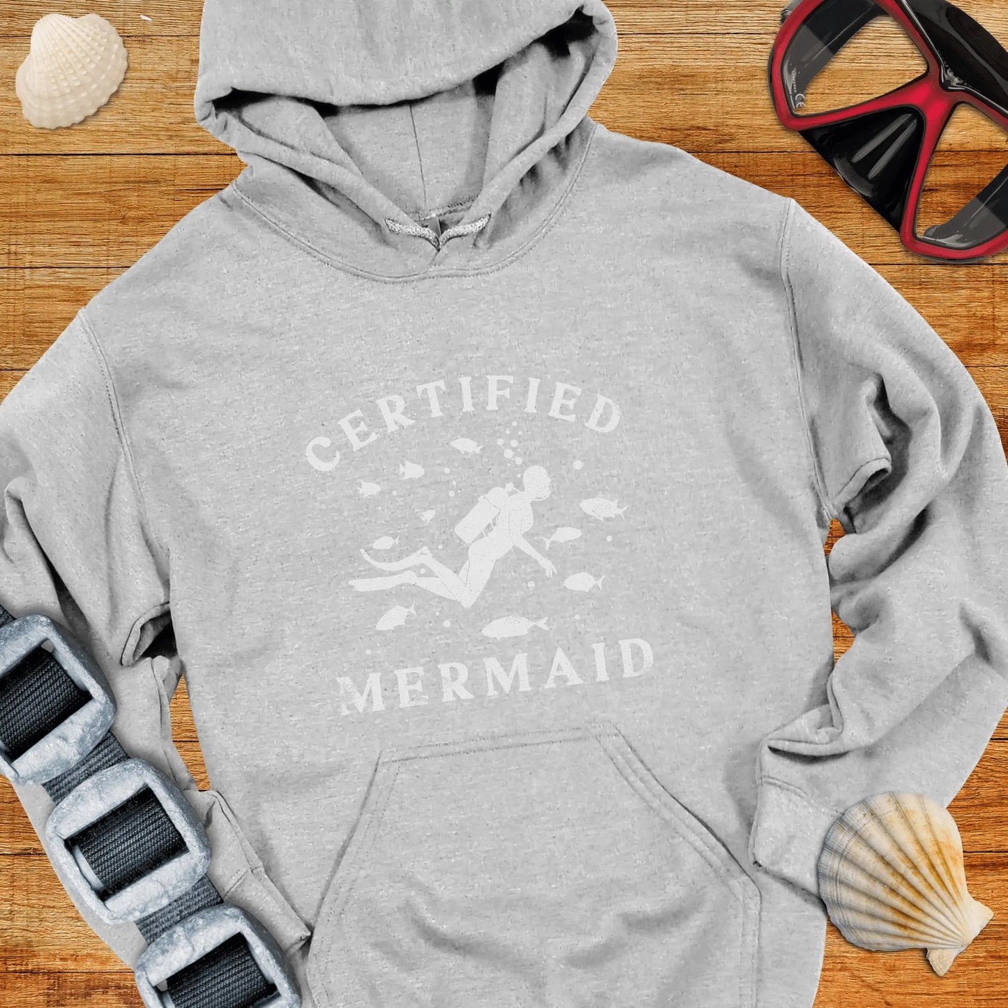 Hoodie Sport Grey / S Certified Mermaid Hoodie