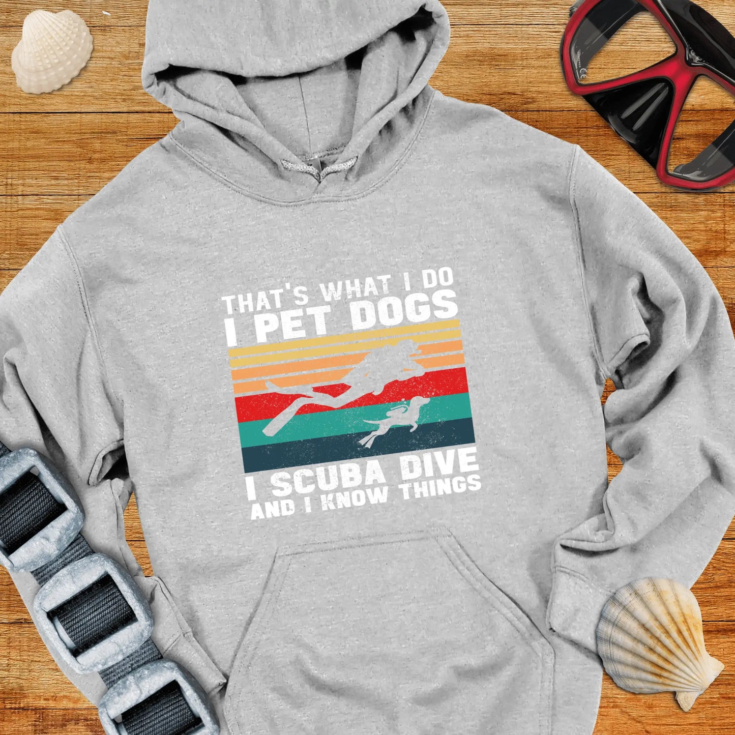 Hoodie Sport Grey / S Scuba and Dogs Hoodie