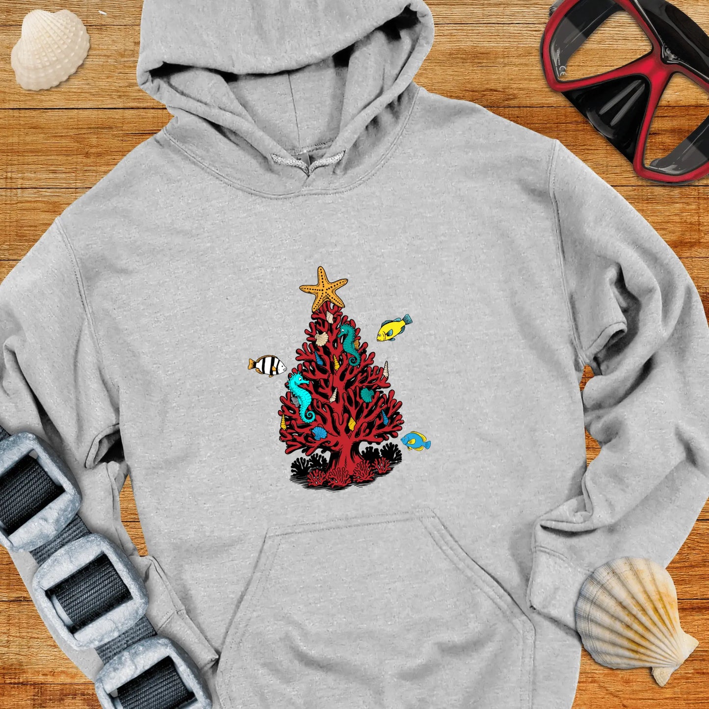 Hoodie Sport Grey / S Xmas Dive Tree Hoodie