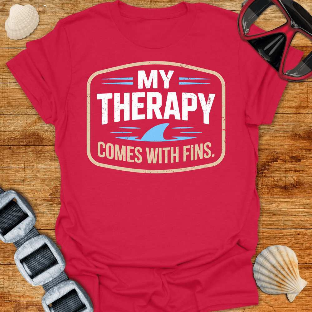 T-Shirt Antique Cherry Red / S Comes With Fins T-Shirt