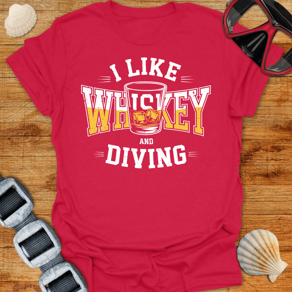 T-Shirt Antique Cherry Red / S Diving & Whiskey T-Shirt