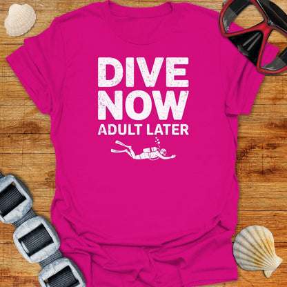 T-Shirt Antique Heliconia / S Dive Now T-Shirt