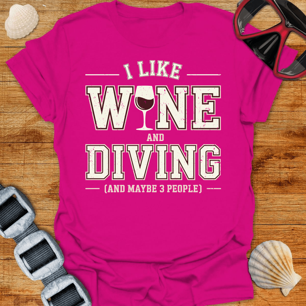 T-Shirt Antique Heliconia / S Wine Diving T-Shirt