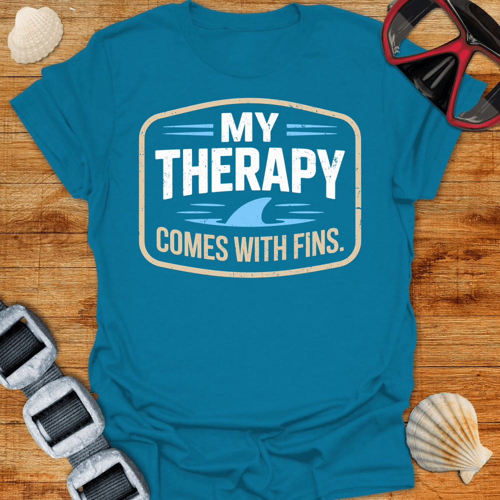 T-Shirt Antique Sapphire / S Comes With Fins T-Shirt