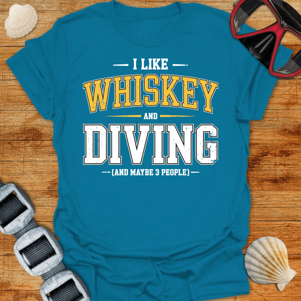 T-Shirt Antique Sapphire / S Whiskey & Diving T-Shirt
