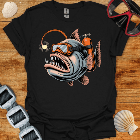 T-Shirt Black / S Anglerfish Diver T-Shirt