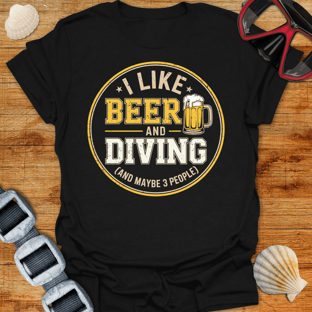 T-Shirt Black / S Beer & Diving T-Shirt