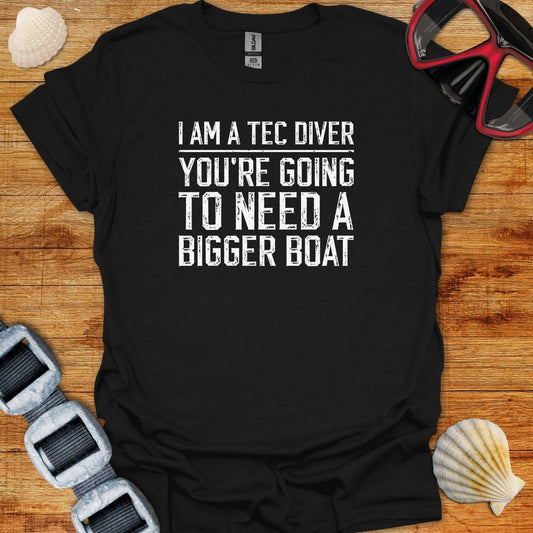 T-Shirt Black / S Bigger Boat