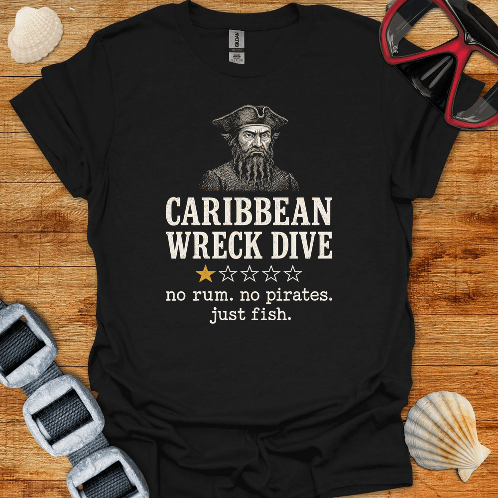 T-Shirt Black / S Caribbean Wreck Review T-Shirt