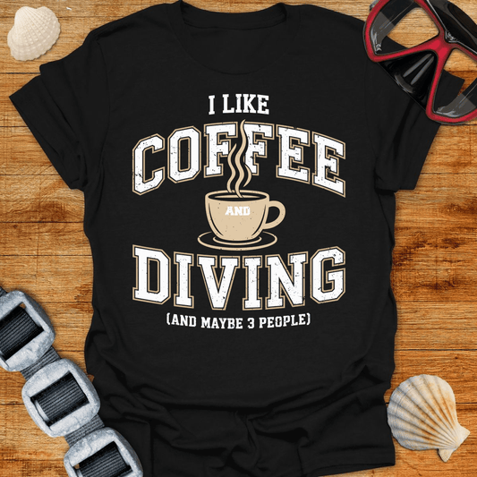 T-Shirt Black / S Coffee & Diving T-Shirt