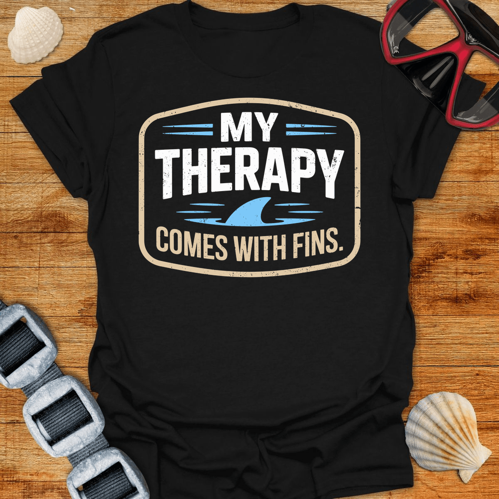T-Shirt Black / S Comes With Fins T-Shirt