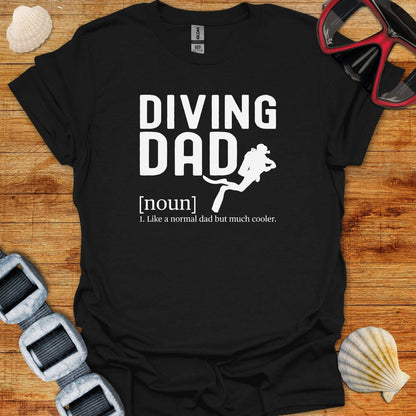 T-Shirt Black / S Cool Diving Dad