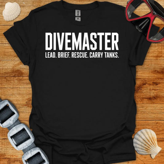 T-Shirt Black / S Divemaster Tanks T-Shirt