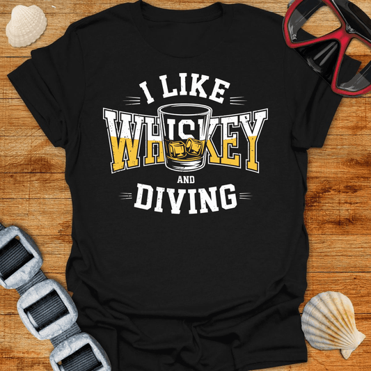 T-Shirt Black / S Diving & Whiskey T-Shirt