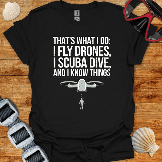 T-Shirt Black / S Do Drones & Dive T-Shirt