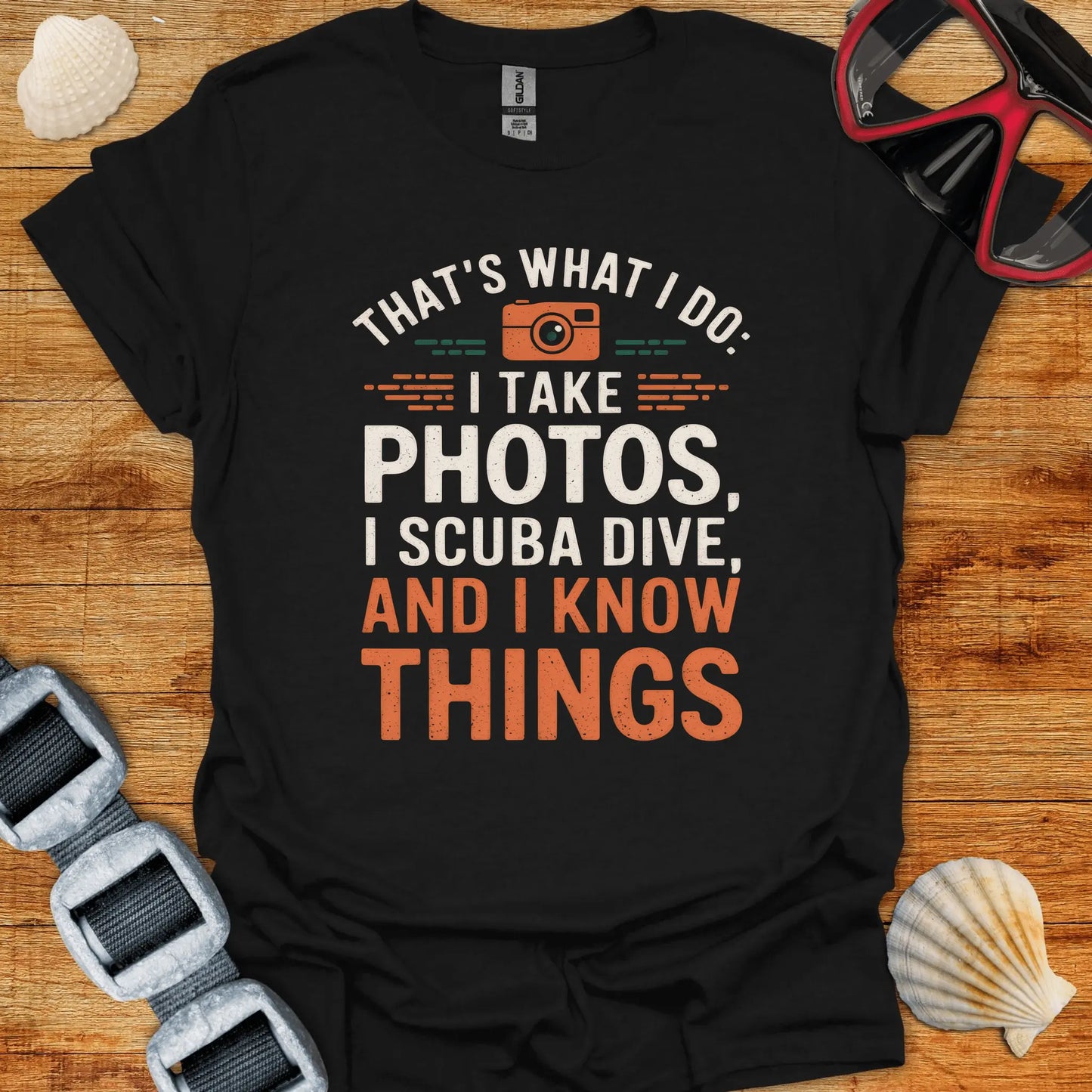 T-Shirt Black / S Do Photo & Scuba T-Shirt