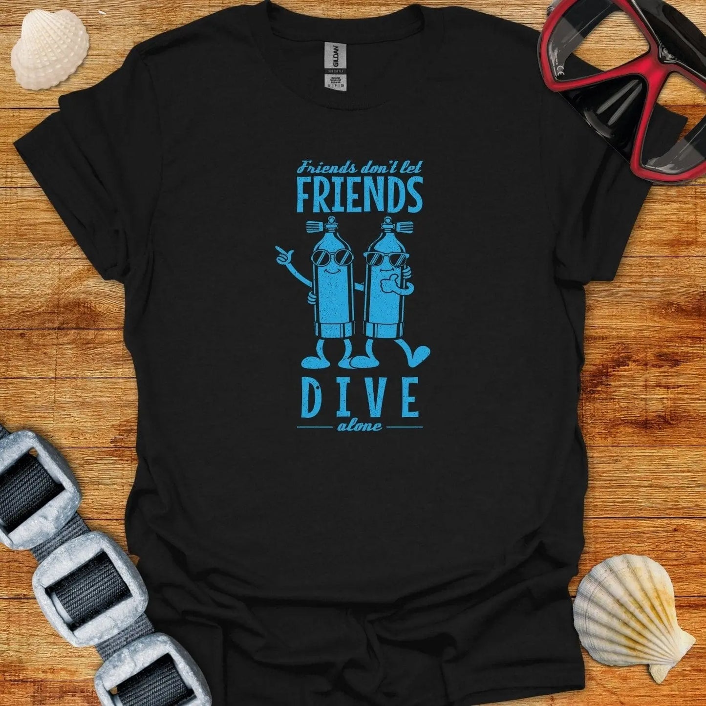 T-Shirt Black / S Don't Dive Alone T-Shirt