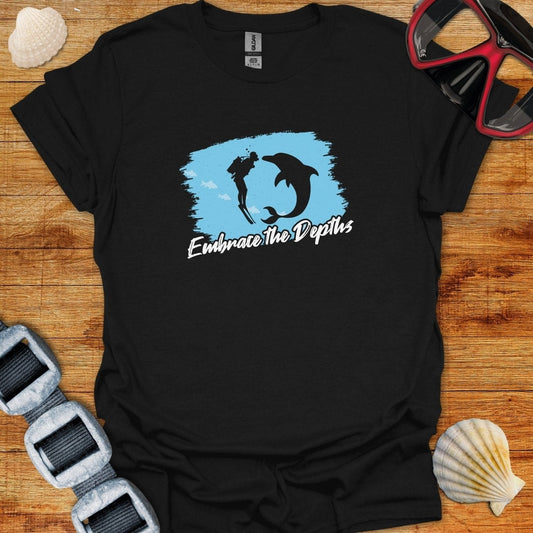 T-Shirt Black / S Embrace the Depths