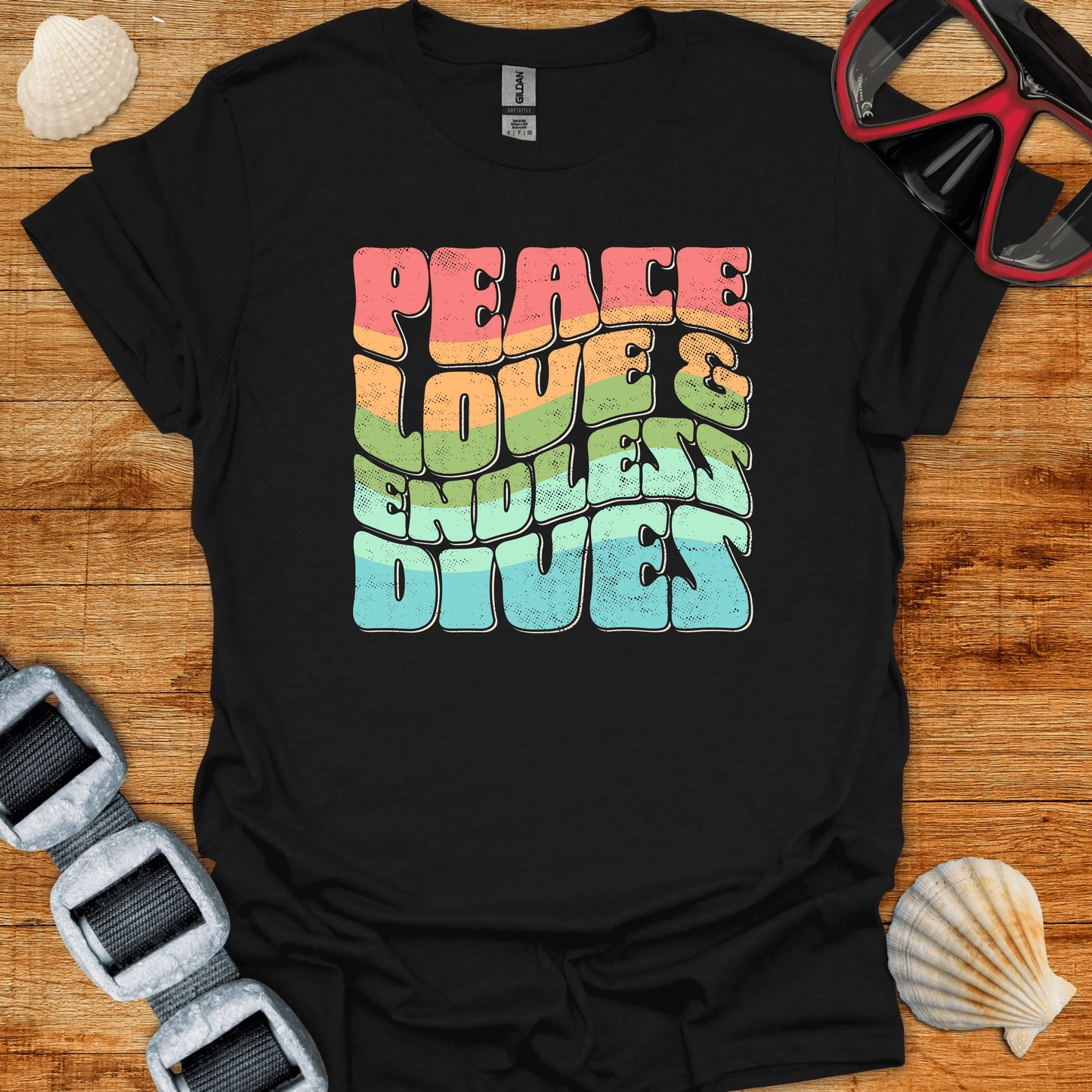 T-Shirt Black / S Endless Dives  T-Shirt