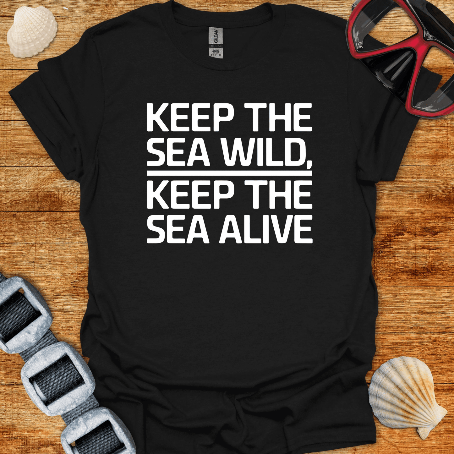 T-Shirt Black / S Keep The Sea Wild T-Shirt