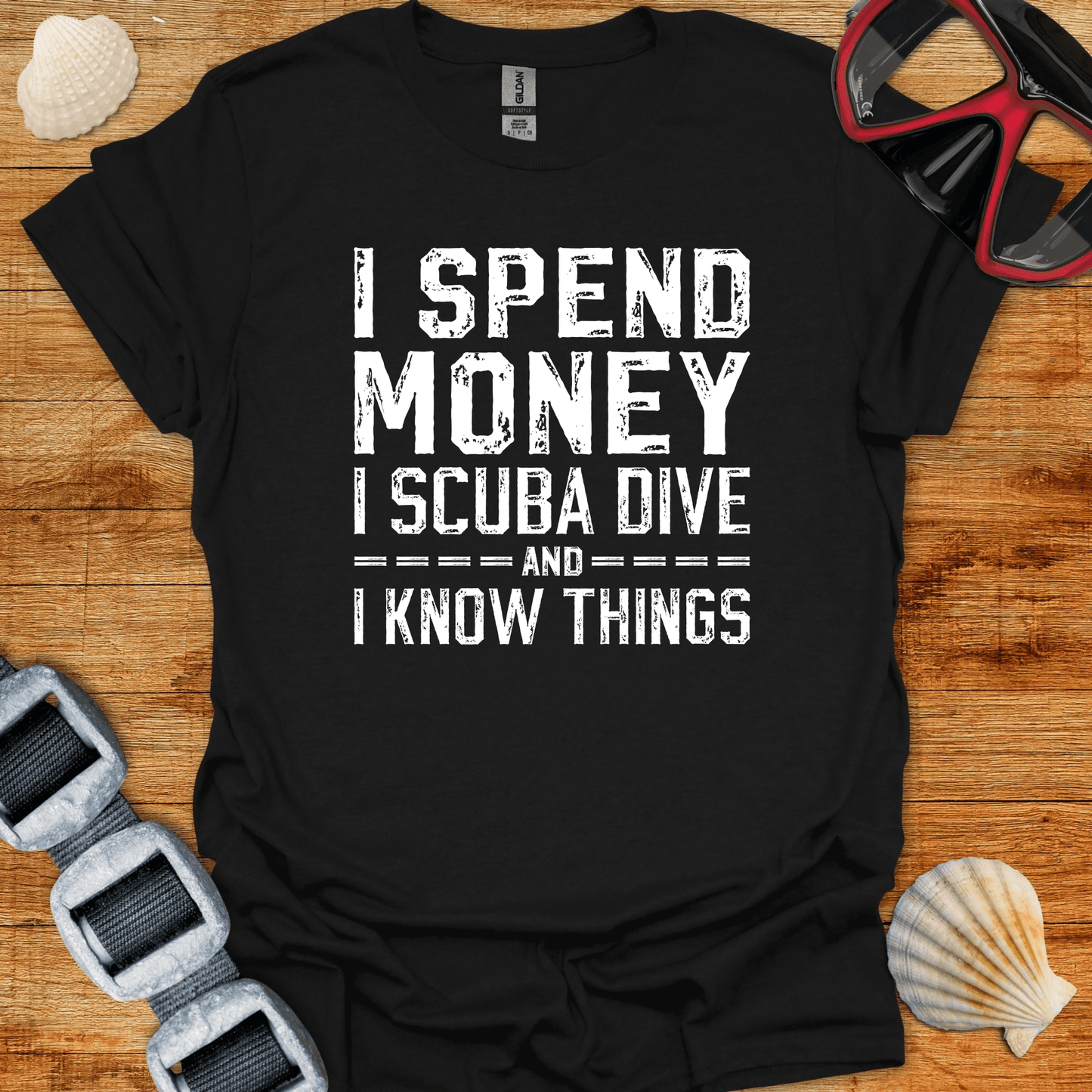T-Shirt Black / S Money & Diving T-Shirt