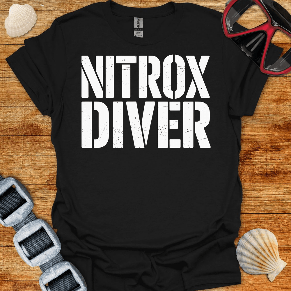 T-Shirt Black / S Nitrox Diver Bold T-Shirt