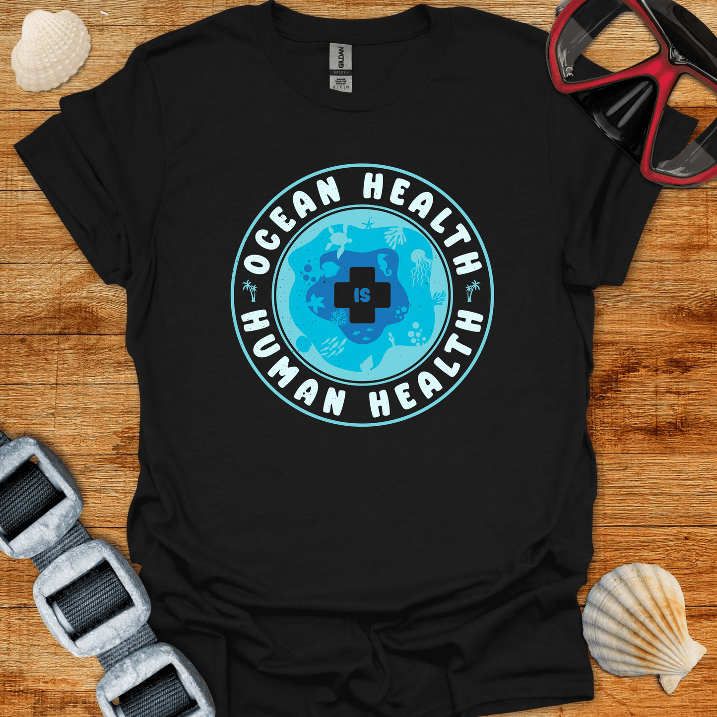T-Shirt Black / S Ocean Health T-Shirt