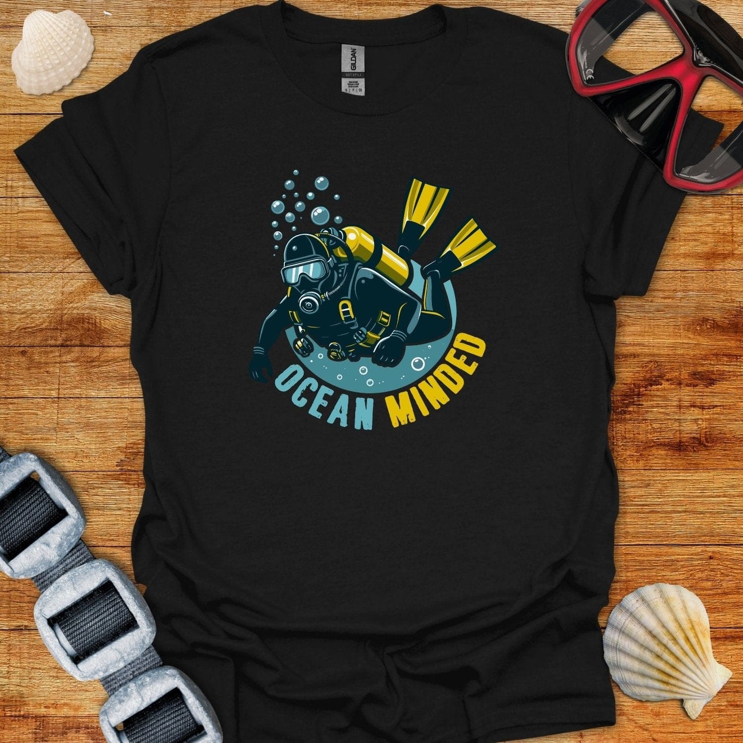 T-Shirt Black / S Ocean Minded T-Shirt