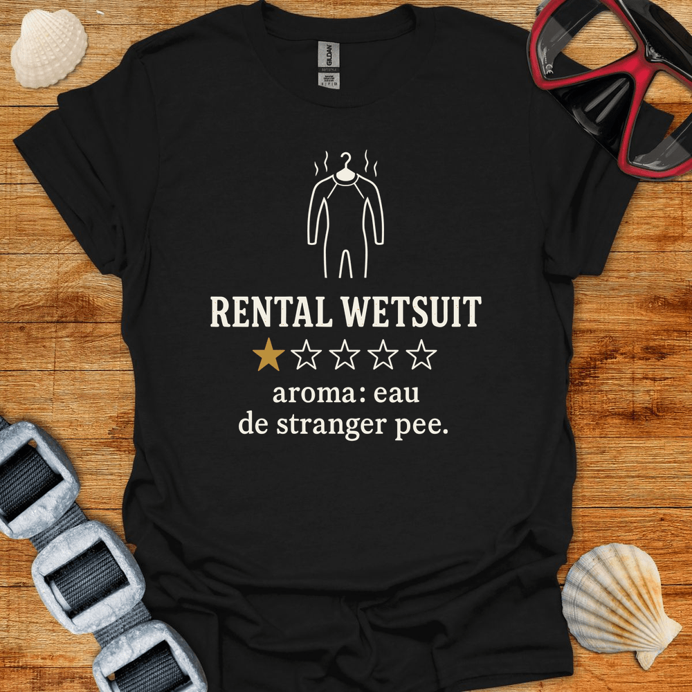 T-Shirt Black / S Rental Wetsuit Review T-Shirt