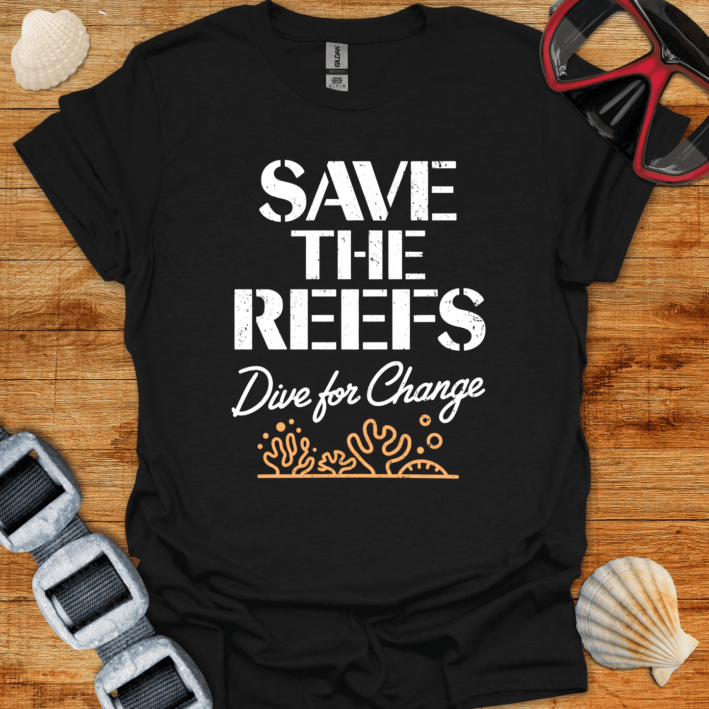 T-Shirt Black / S Save The Reefs T-Shirt