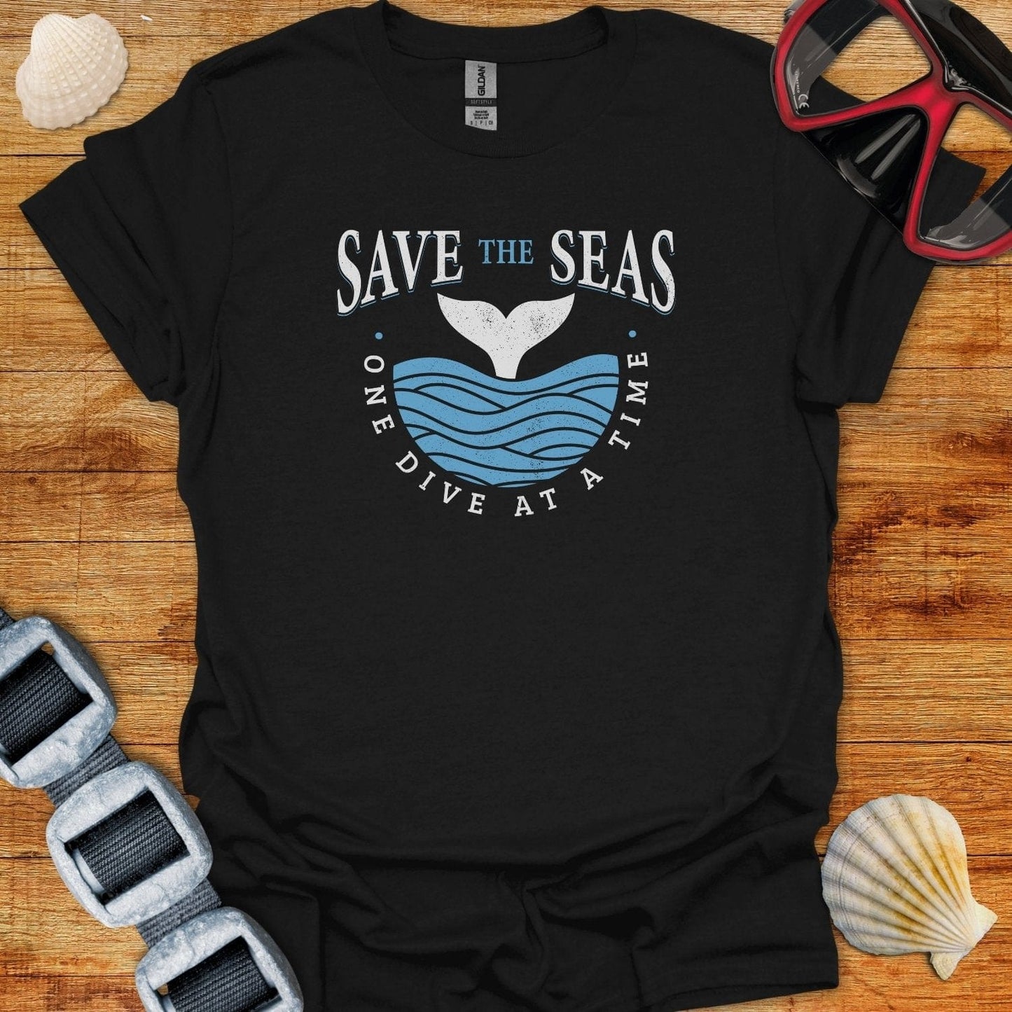 T-Shirt Black / S Save The Seas T-Shirt